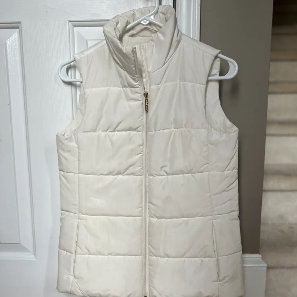 NWT Michael kors white puffer vest size XS